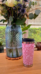 Reusable Travel Mug – Love Collection (Million Hearts Design)