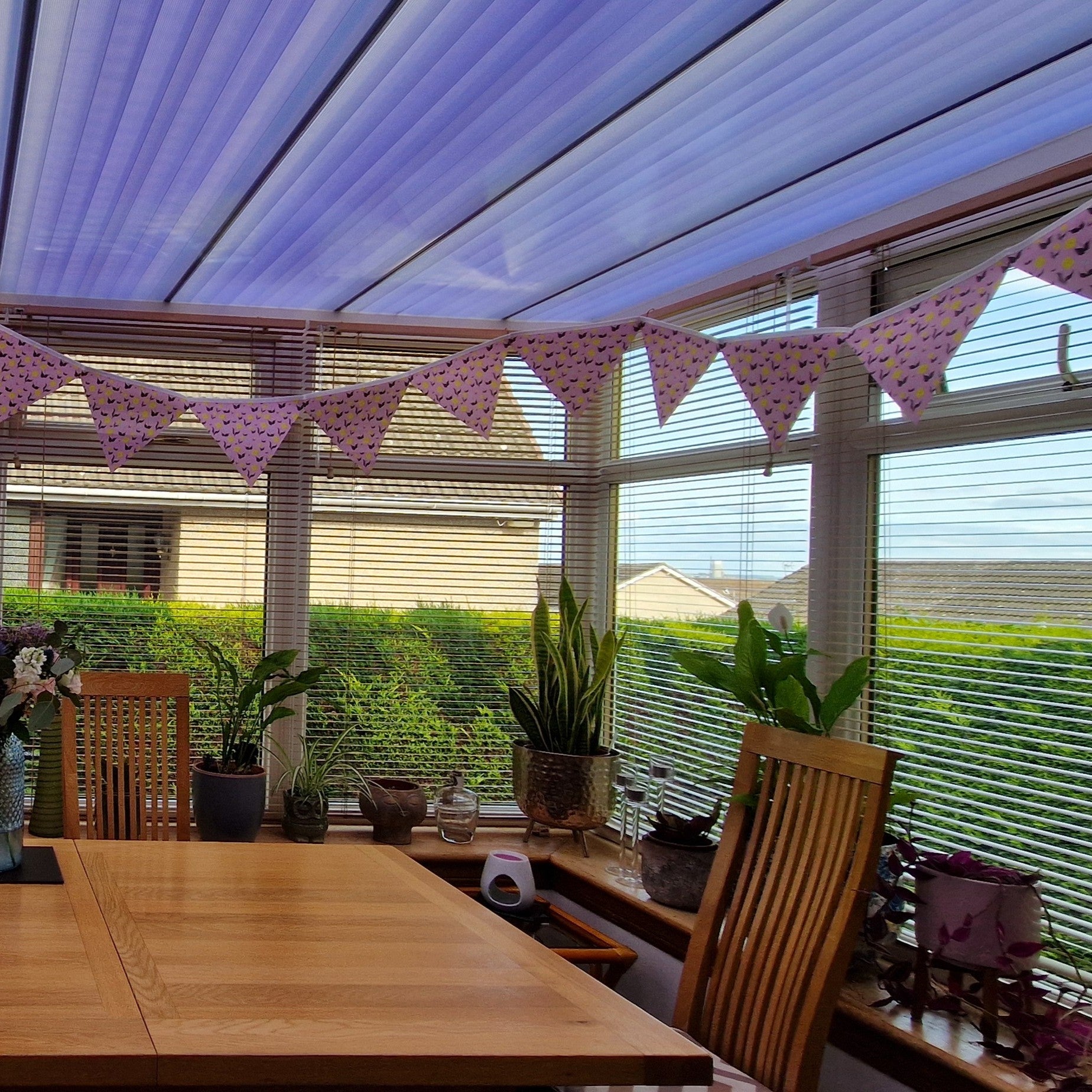 Indoor and Outdoor Bunting in First Flowers Ballet Pink - Summer 2025 - SALE