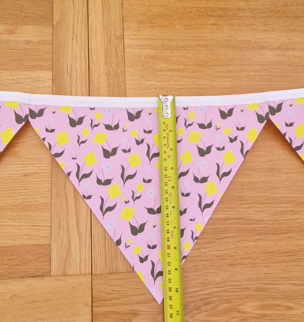 Indoor and Outdoor Bunting in First Flowers Ballet Pink - Summer 2025 - SALE