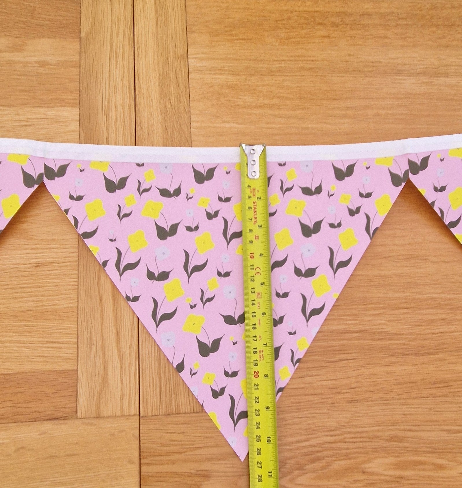 Indoor and Outdoor Bunting in First Flowers Ballet Pink - Summer 2025 - SALE