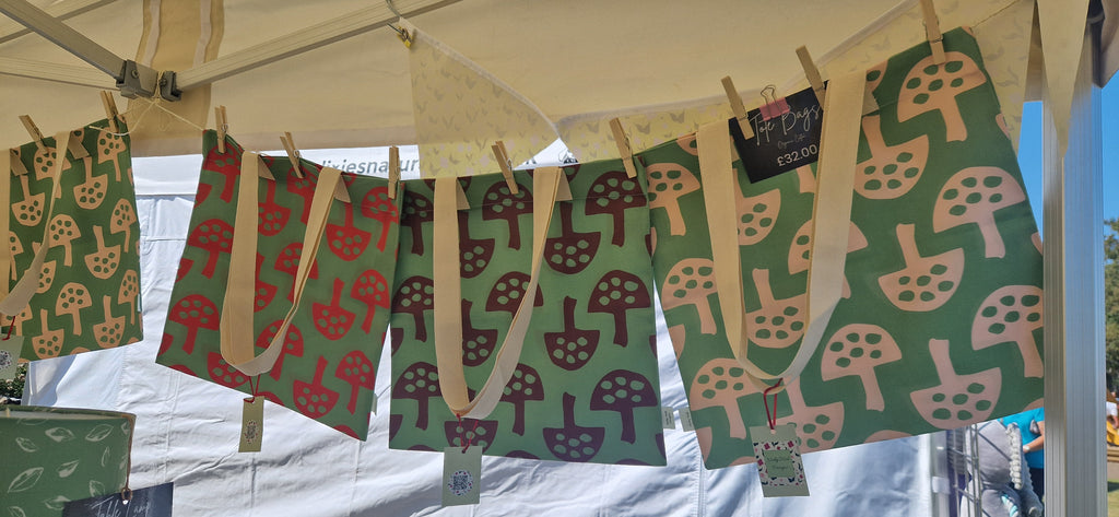Cotton Tote Bag – Glen Tanar Mushroom in Forest Floor - SALE