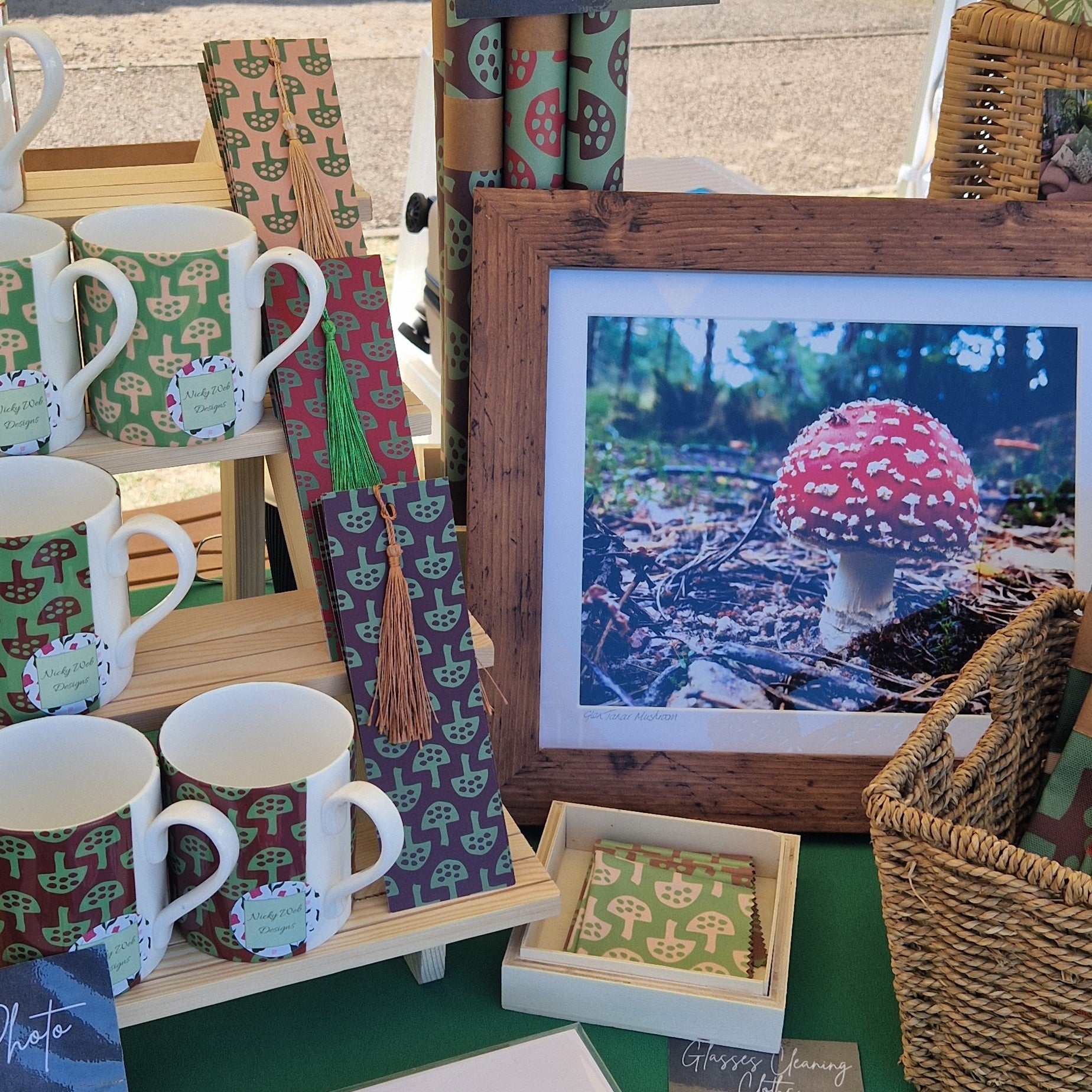 Mounted Photograph – Glen Tanar Mushroom