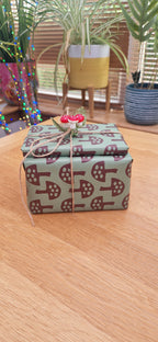 Wrapping Paper in Glen Tanar Mushrooms in Forest Floor - Summer 2025 - SALE