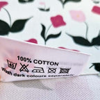 Organic Cotton Tea Towel – First Flowers (Tea Green)