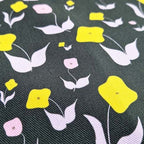 Double Oven Gloves – First Flowers (Forest Green)