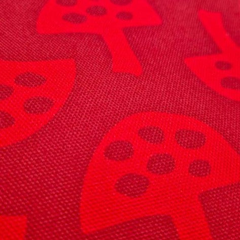 Organic Cotton Tea Towel – Glen Tanar Mushrooms (Very Berry)