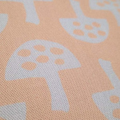 Organic Cotton Tea Towel – Glen Tanar Mushrooms (Pale Acorn)