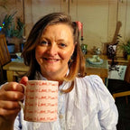 Fine bone china mug with Love Love Love design from Love Collection