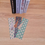 Glen Tanar Mushrooms bookmark with woodland mushroom design