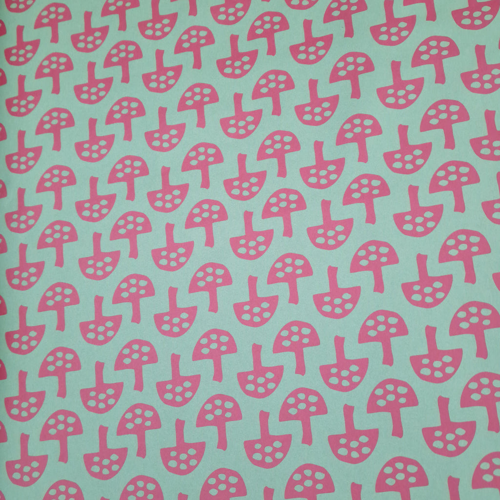 Wrapping Paper in Glen Tanar Mushrooms in Grass - Summer 2025 - SALE