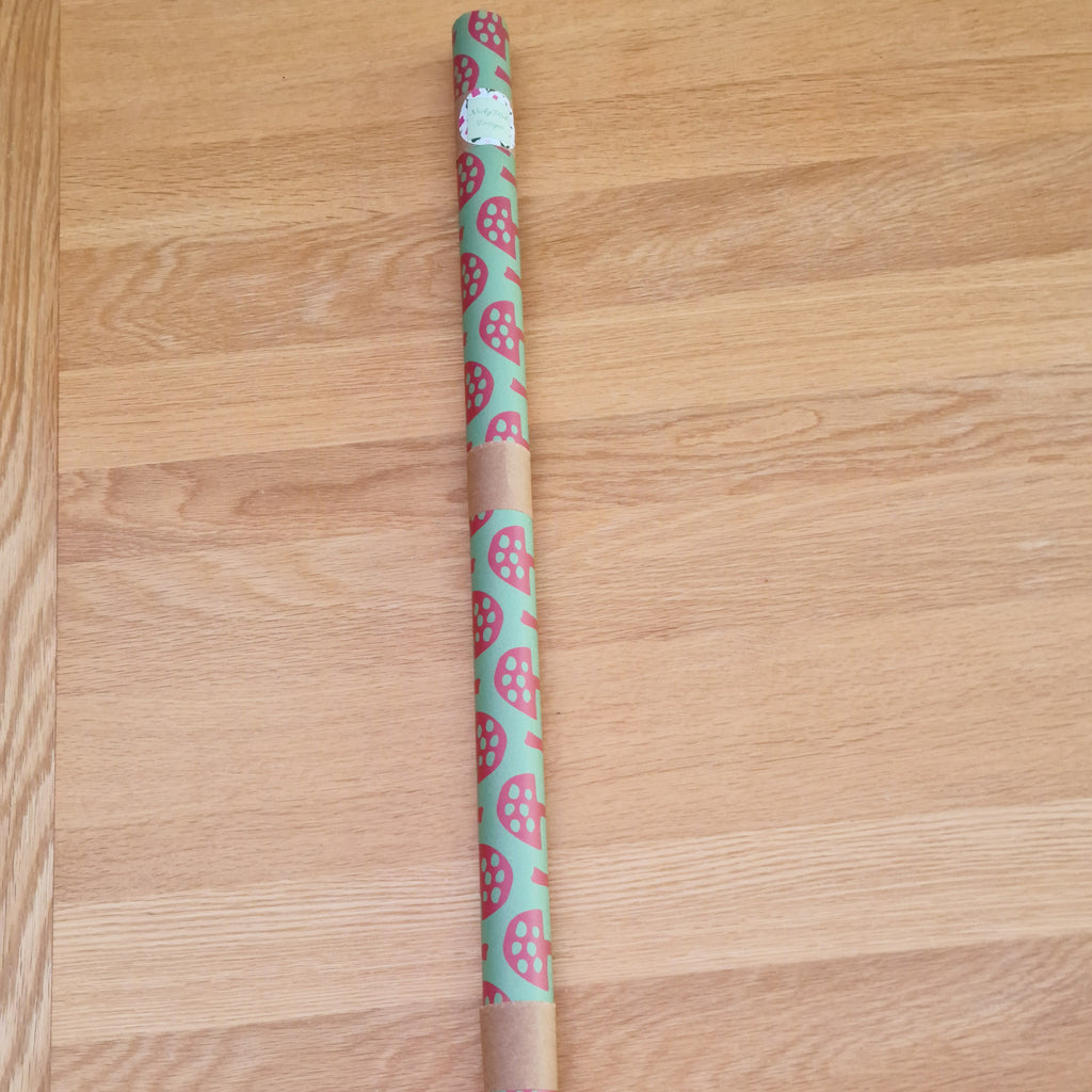 Wrapping Paper in Glen Tanar Mushrooms in Grass - Summer 2025 - SALE