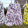 Cotton Double Oven Glove – First Flowers (Lilac Dusk Summer 2025) - SALE