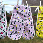 Cotton Double Oven Glove – First Flowers (Lilac Dusk Summer 2025) - SALE