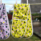 Cotton Double Oven Glove – First Flowers (Sunshine Yellow - Summer 2025) - SALE