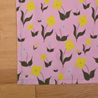 Cotton Tea Towel – First Flowers (Ballet Pink 2025) - SALE