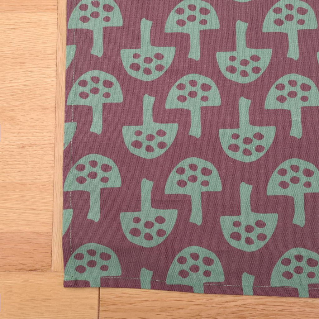 Cotton Tea Towel – Glen Tanar Mushrooms (Bark - Summer 2025) - SALE
