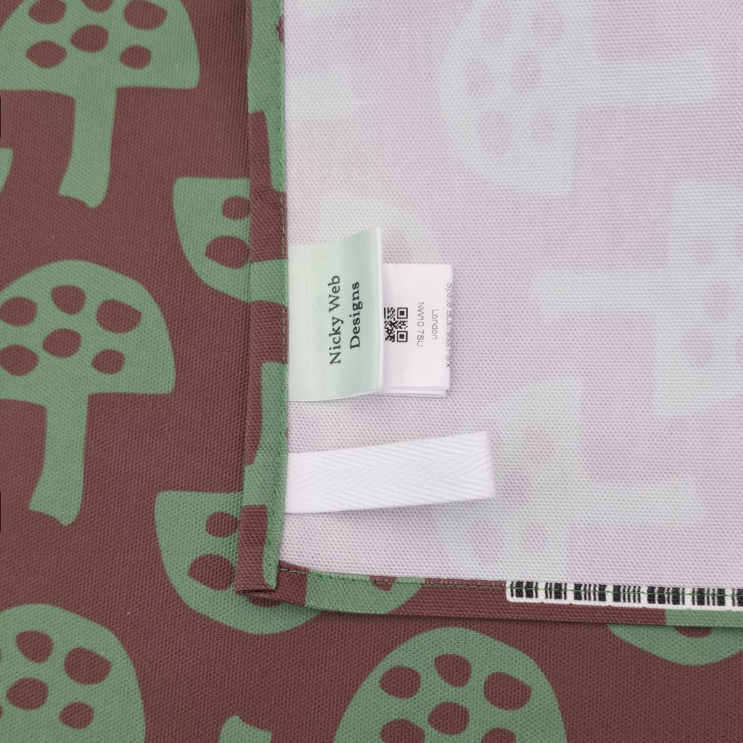 Cotton Tea Towel – Glen Tanar Mushrooms (Bark - Summer 2025) - SALE