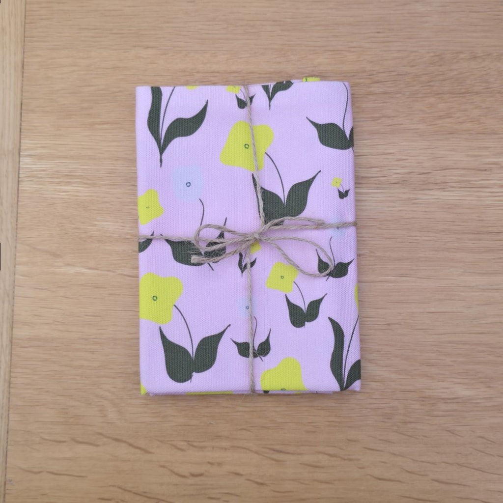 Cotton Tea Towel – First Flowers (Ballet Pink 2025) - SALE