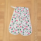 Cotton Double Oven Glove – First Flowers (Tea Green - Summer 2025) - SALE