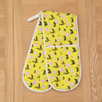 Cotton Double Oven Glove – First Flowers (Sunshine Yellow - Summer 2025) - SALE