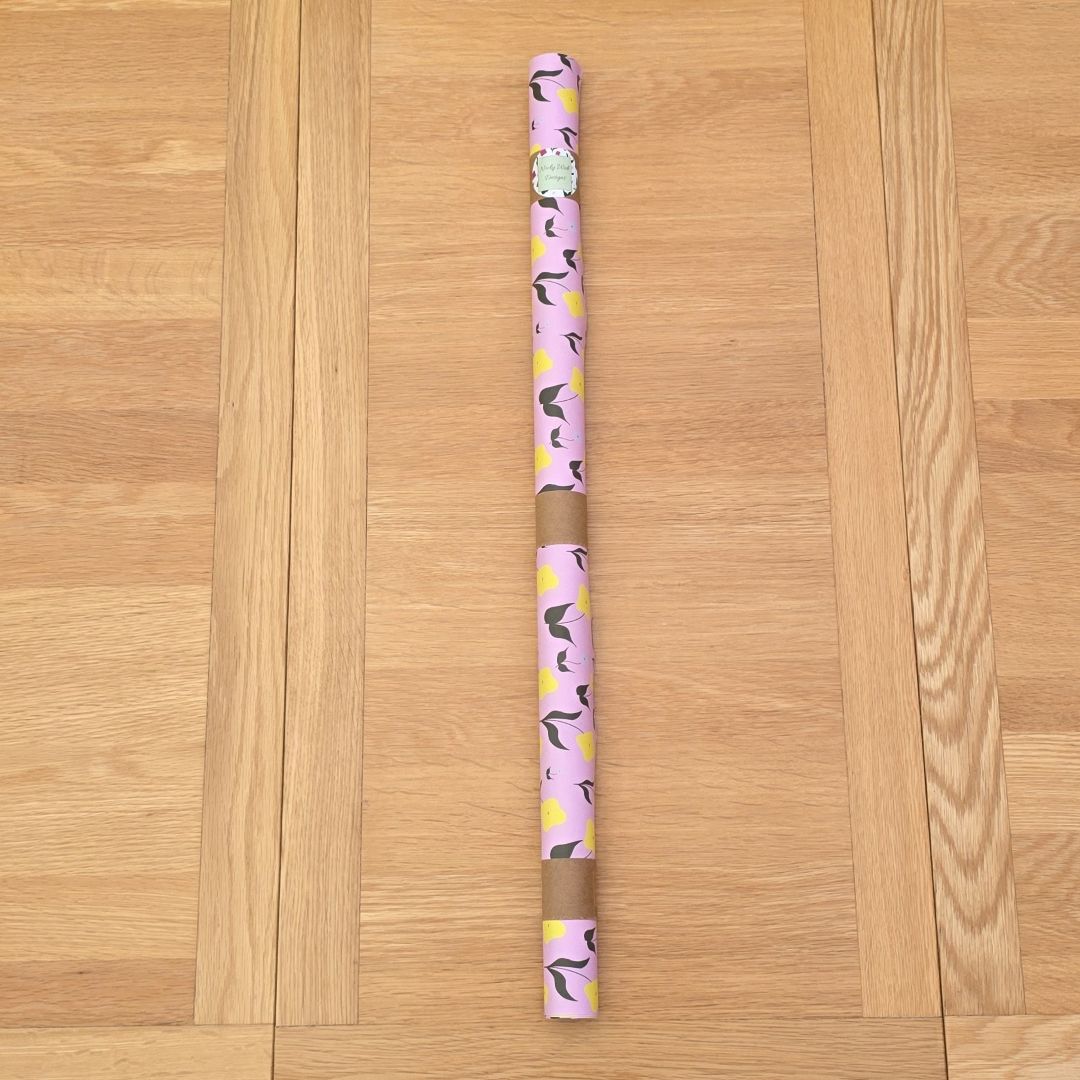 Wrapping Paper in First Flowers Ballet Pink - Summer 2025 - SALE