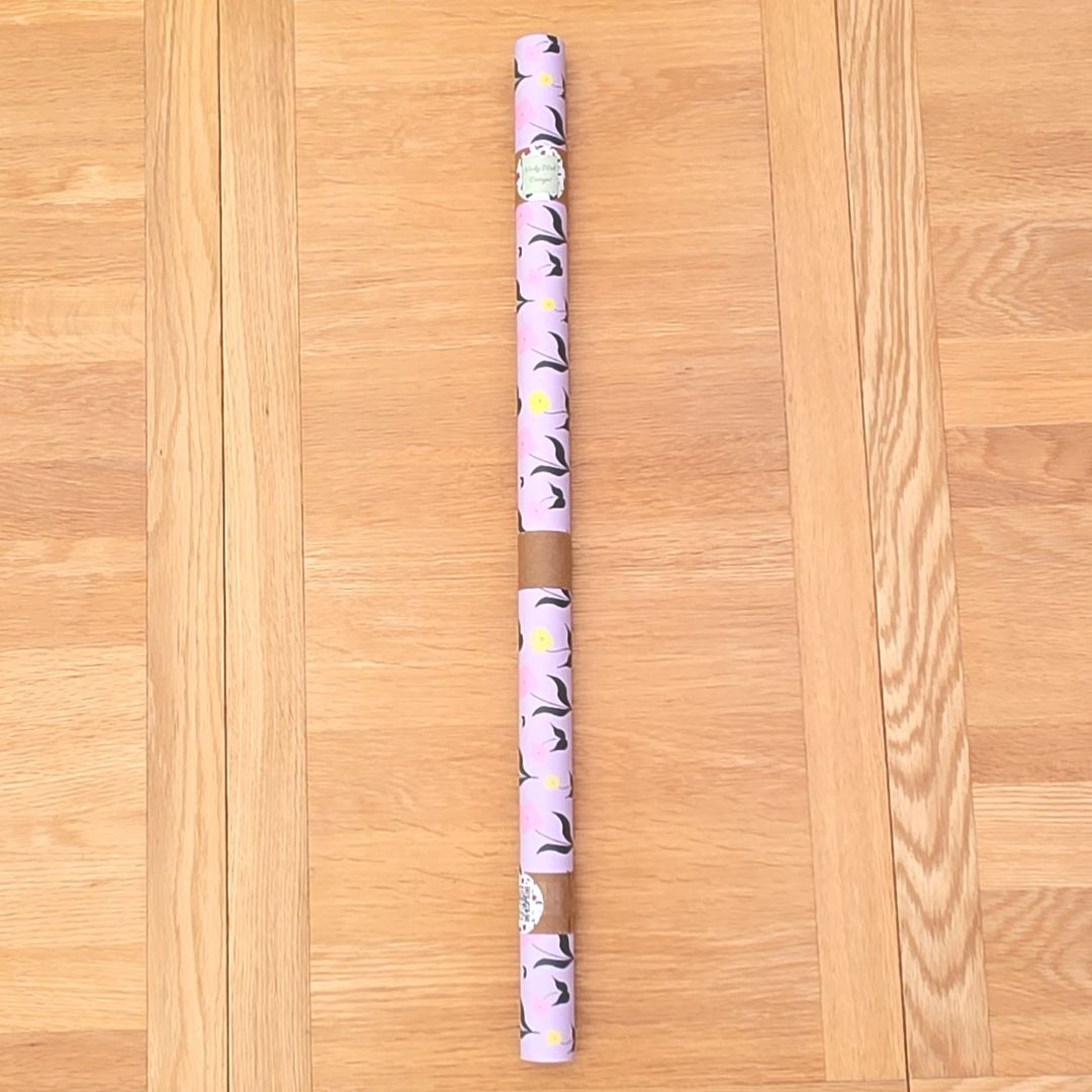 Wrapping Paper in First Flowers Lilac Dusk - Summer 2025 - SALE