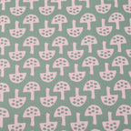 Wrapping Paper in Glen Tanar Mushrooms in Leafy Green - Summer 2025 - SALE
