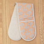 Double Oven Gloves – Glen Tanar Mushrooms (Organic Acorn) - SAMPLE SALE