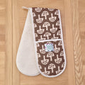 Double Oven Gloves – Glen Tanar Mushrooms (Brown Berry) - SAMPLE SALE
