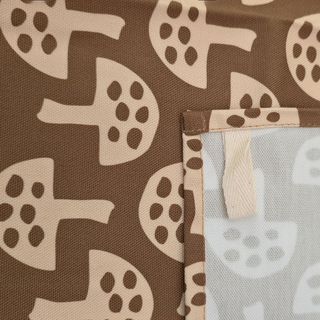 Organic Cotton Tea Towel – Glen Tanar Mushrooms (Brown Berry)