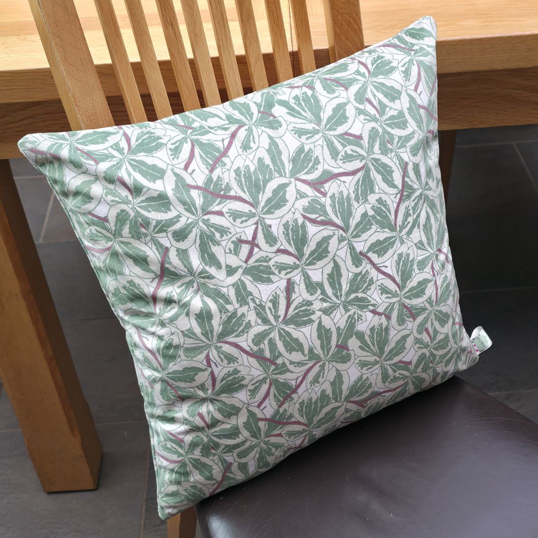 Cushion Cover – Variegated Boxwood - SAMPLE SALE