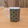 Fine Bone China Mug – Glen Tanar Mushrooms (Forest Floor Design) -SALE (SECONDS)