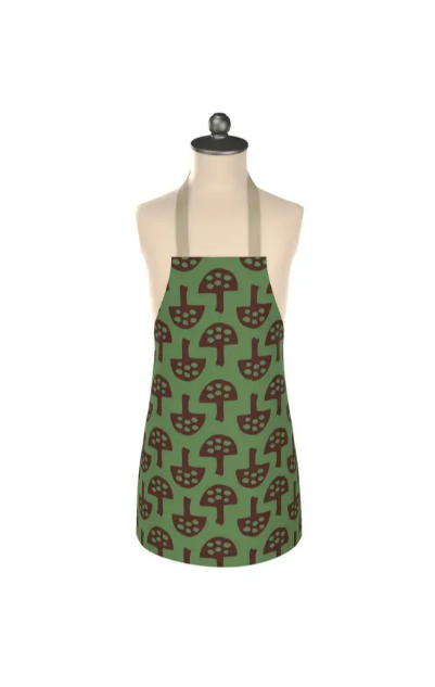 Children’s Cotton Apron – Glen Tanar Mushroom (Forest Floor Summer 2025) - SALE