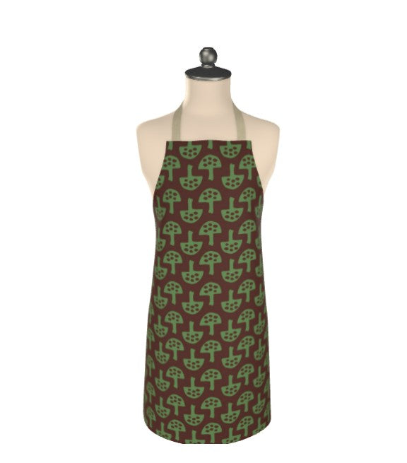 Adult Large Apron – Glen Tanar Mushrooms (Bark Summer 2025) - SALE