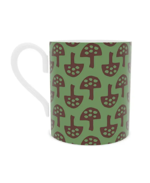 Fine bone china mug with Forest Floor design from The Glen Tanar Mushrooms Collection