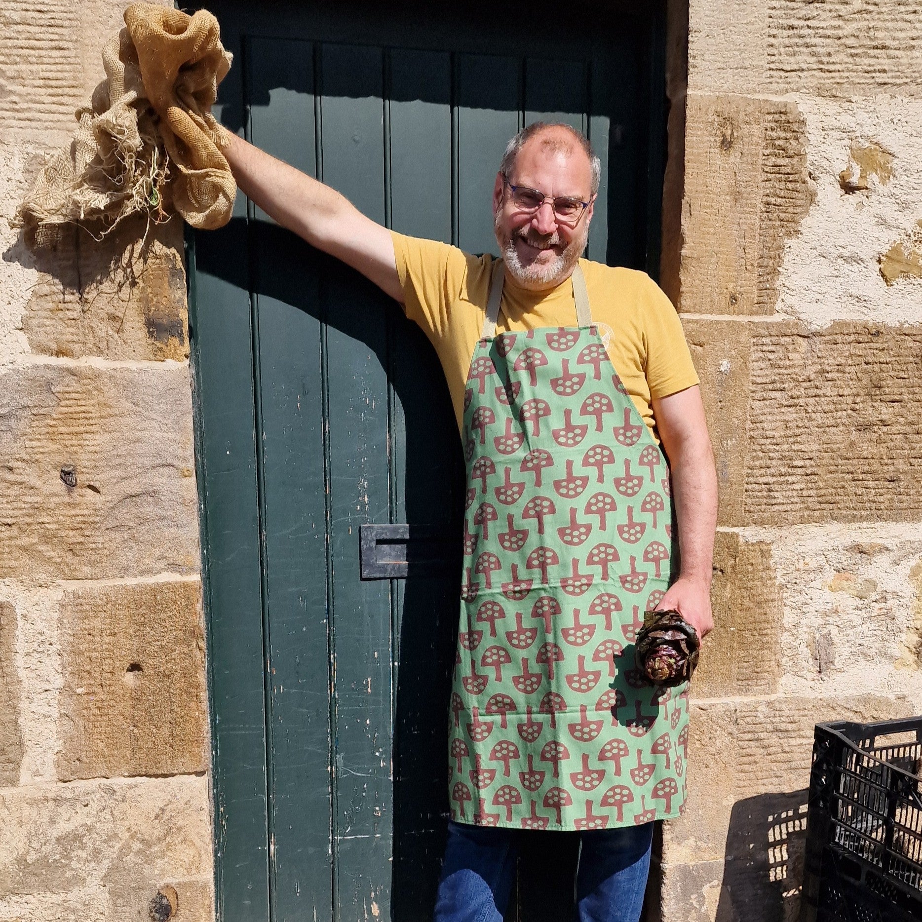 Adult Large Apron – Glen Tanar Mushrooms (Forest Floor Summer 2025) - SALE