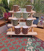 Fine bone china mug with Grass design from The Glen Tanar Mushrooms Collection